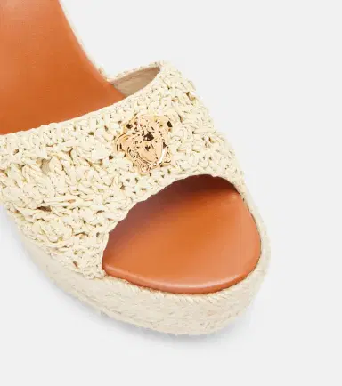 Versace Medusa espadrille wedge sandals | Thumbnail 3