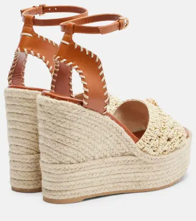 Versace Medusa espadrille wedge sandals | Thumbnail 4