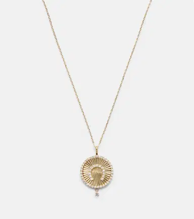Persee Persée Lucky Charm Horseshoe 18kt gold necklace with diamonds | Thumbnail 3