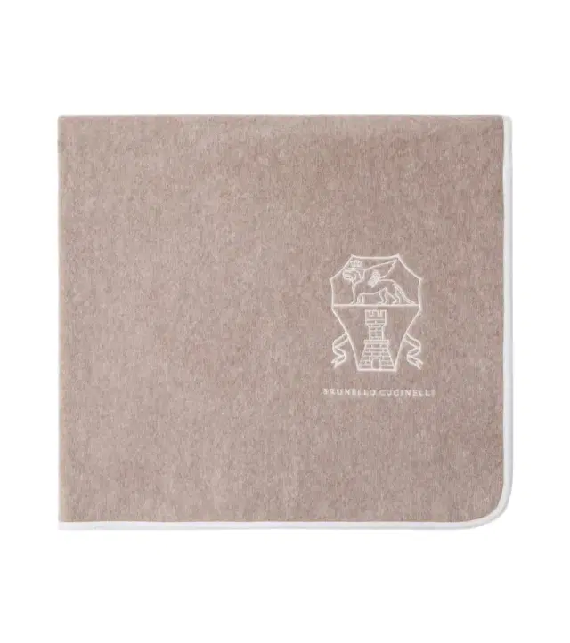 Brunello Cucinelli Logo cotton terry towel