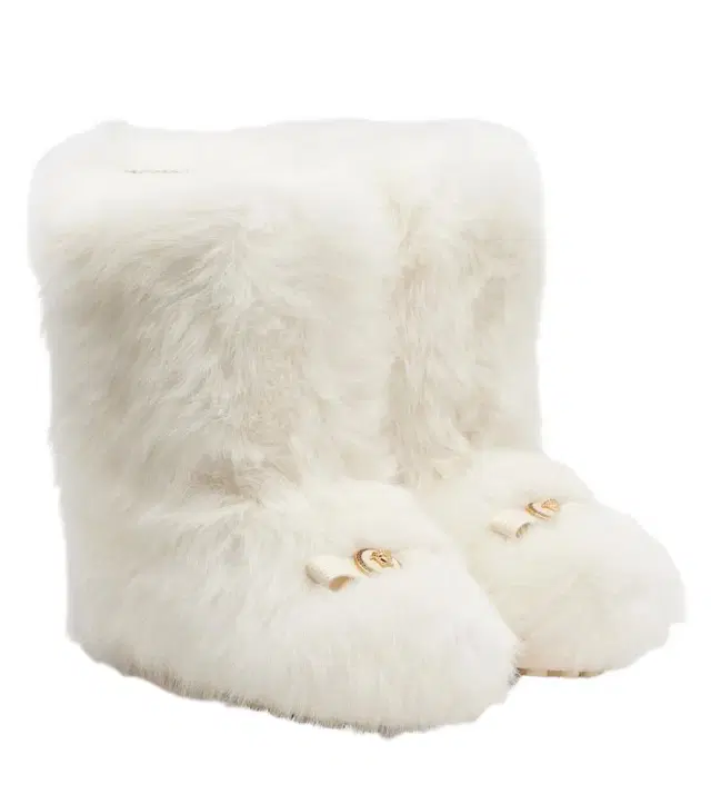 Versace Shearling boots
