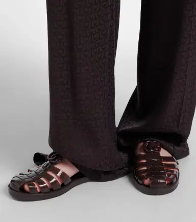 Gucci Glossy Double G fisherman sandals | Thumbnail 5