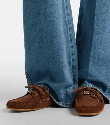 Gucci GG suede boat shoes | Thumbnail 5