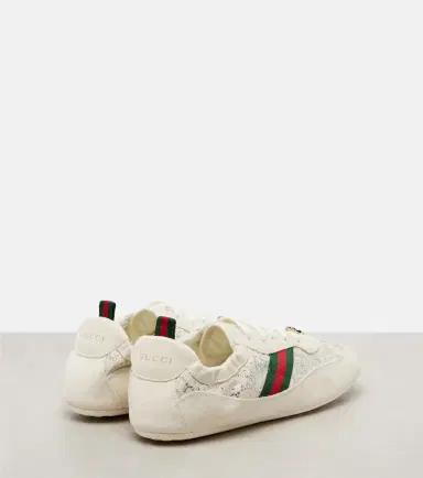 Gucci Shift embellished suede-trimmed sneakers | Thumbnail 2 Gucci Shift embellished suede-trimmed sneakers | Thumbnail 2