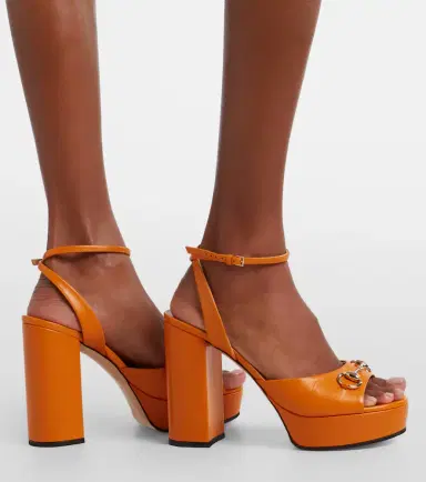 Gucci Horsebit leather platform sandals | Thumbnail 5
