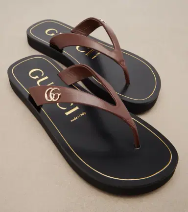 Gucci Double G leather thong sandals | Thumbnail 4 Gucci Double G leather thong sandals | Thumbnail 4