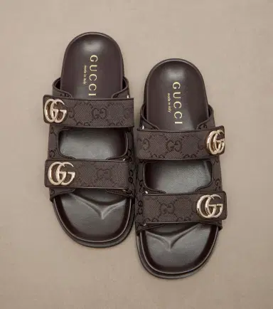 Gucci Double G GG Canvas sandals | Thumbnail 3 Gucci Double G GG Canvas sandals | Thumbnail 3