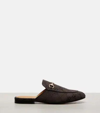 Gucci Princetown Horsebit GG Canvas mules | Thumbnail 3