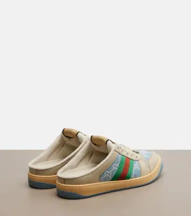 Gucci Screener faux pearl-embellished mules | Thumbnail 2 Gucci Screener faux pearl-embellished mules | Thumbnail 2