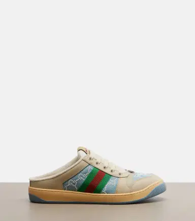Gucci Screener faux pearl-embellished mules | Thumbnail 4 Gucci Screener faux pearl-embellished mules | Thumbnail 4