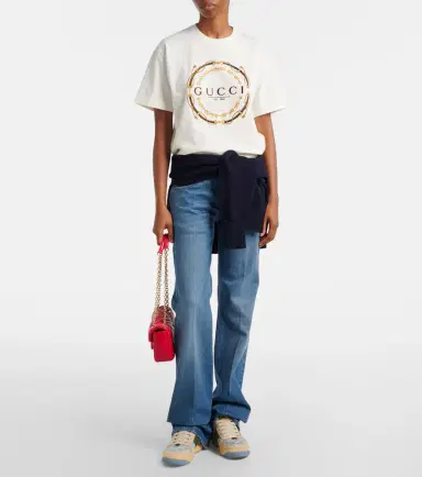 Gucci Screener faux pearl-embellished mules | Thumbnail 5 Gucci Screener faux pearl-embellished mules | Thumbnail 5
