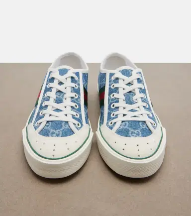 Gucci Tennis 1977 GG denim sneakers | Thumbnail 3