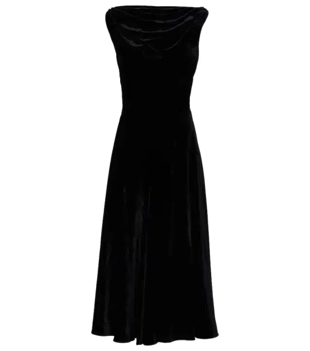 Drina satin midi dress