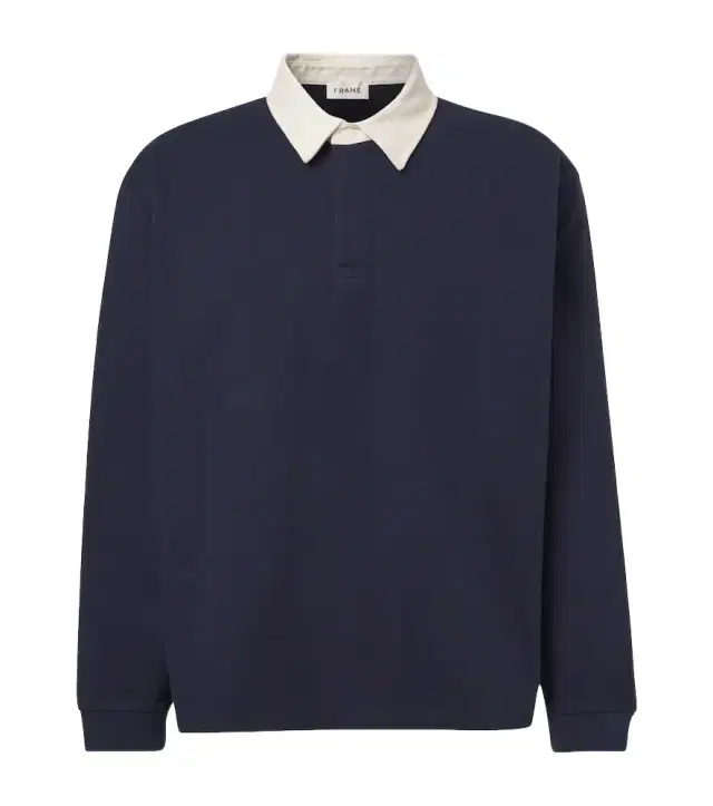 Cotton jersey polo sweater