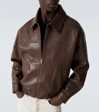 Frame Leather bomber jacket | Thumbnail 3
