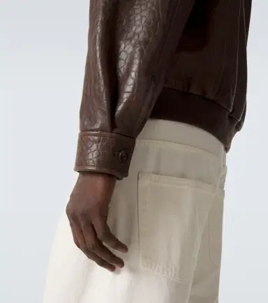 Frame Leather bomber jacket | Thumbnail 4