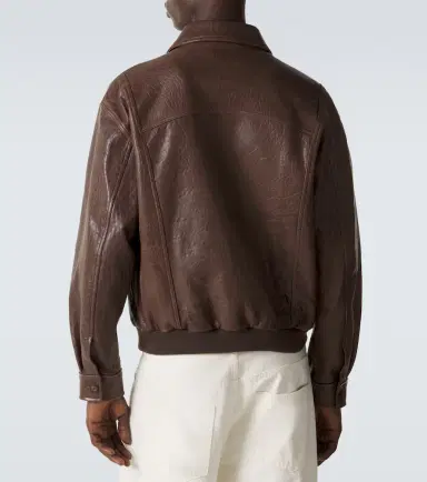 Frame Leather bomber jacket | Thumbnail 6