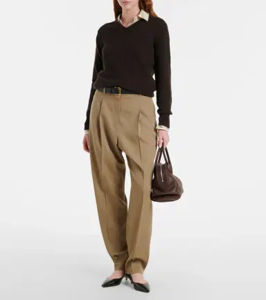 The Row Agnes 12 Medium leather tote bag | Thumbnail 6