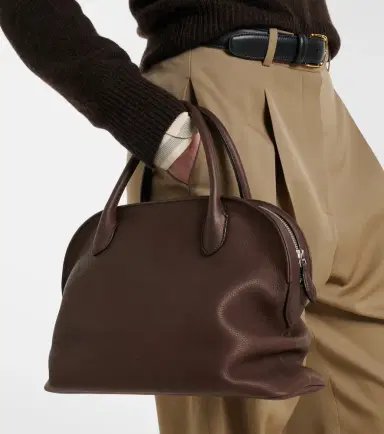 The Row Agnes 12 Medium leather tote bag | Thumbnail 7