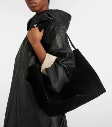 The Row Park Three Edge suede tote bag | Thumbnail 6