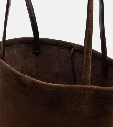 The Row Park Edge Medium suede tote bag | Thumbnail 4