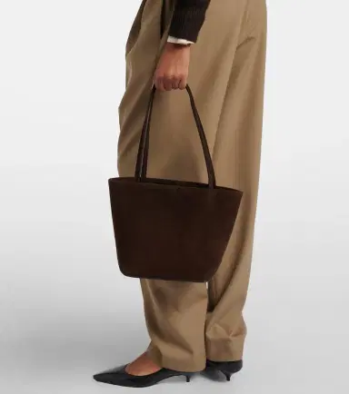 The Row Park Edge Medium suede tote bag | Thumbnail 5