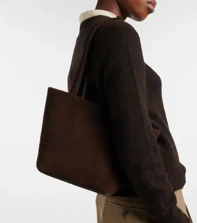 The Row Park Edge Medium suede tote bag | Thumbnail 6