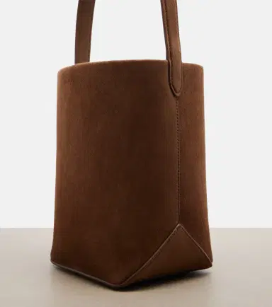 The Row Park Edge N/S Small suede bucket bag | Thumbnail 3 The Row Park Edge N/S Small suede bucket bag | Thumbnail 3