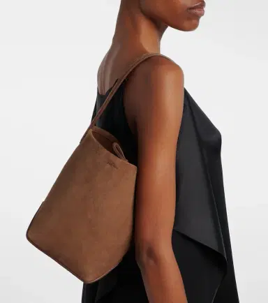 The Row Park Edge N/S Small suede bucket bag | Thumbnail 6 The Row Park Edge N/S Small suede bucket bag | Thumbnail 6