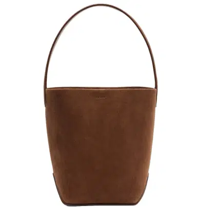 The Row Park Edge N/S Small suede bucket bag | Thumbnail 1 The Row Park Edge N/S Small suede bucket bag | Thumbnail 1