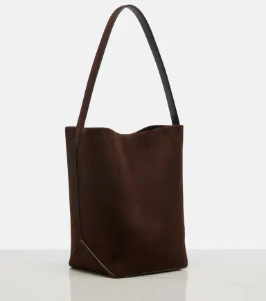 The Row N/S Park Edge Medium suede tote bag | Thumbnail 3
