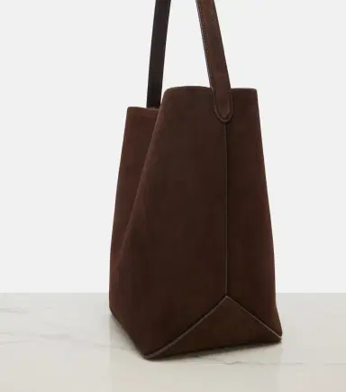 The Row N/S Park Edge Medium suede tote bag | Thumbnail 4