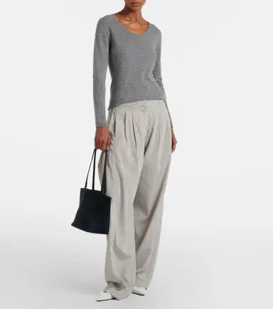 The Row Park Edge Medium suede tote bag | Thumbnail 5 The Row Park Edge Medium suede tote bag | Thumbnail 5