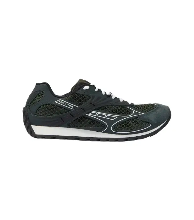 Bottega Veneta Orbit suede-trimmed sneakers