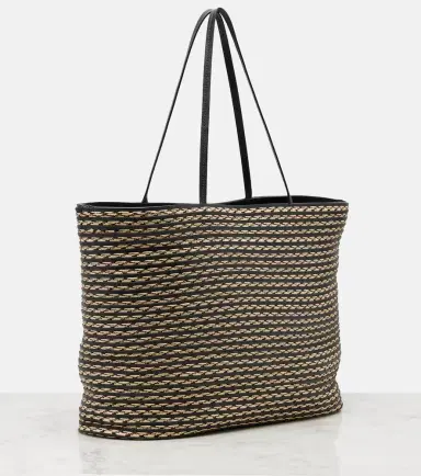 The Row Beau Large leather-trimmed raffia tote bag | Thumbnail 4 The Row Beau Large leather-trimmed raffia tote bag | Thumbnail 4