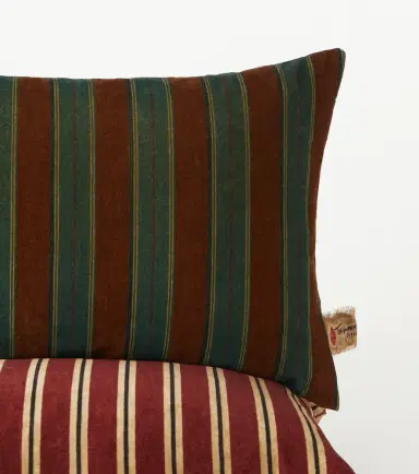 The House of Lyria Gigliola striped cotton and linen cushion | Thumbnail 3