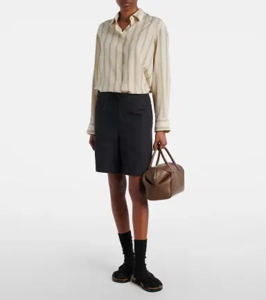 The Row Faye leather top-handle bag | Thumbnail 6