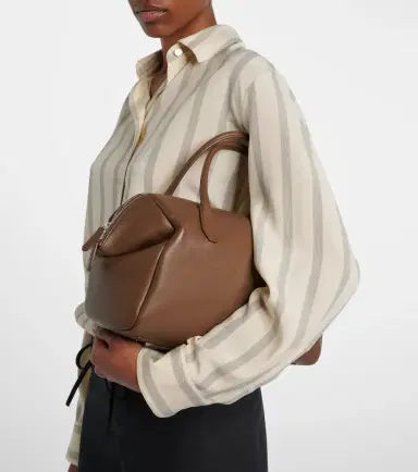 The Row Faye leather top-handle bag | Thumbnail 7