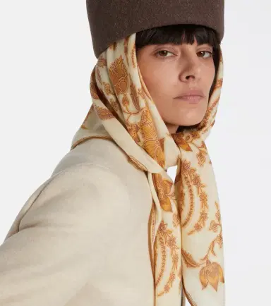 Loro Piana Cashmere and silk scarf | Thumbnail 6 Loro Piana Cashmere and silk scarf | Thumbnail 6