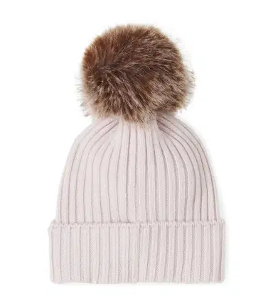 Moncler Enfant Logo ribbed-knit wool beanie | Thumbnail 2