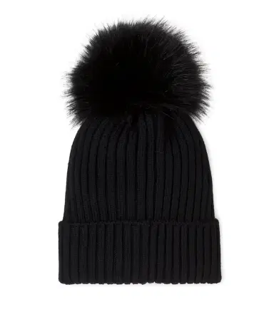 Moncler Enfant Logo ribbed-knit wool beanie | Thumbnail 2 Moncler Enfant Logo ribbed-knit wool beanie | Thumbnail 2