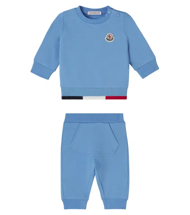 Baby fleece sweatshirt and sweatpants set
