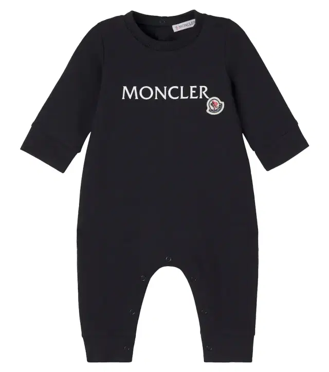 Baby logo cotton-blend onesie