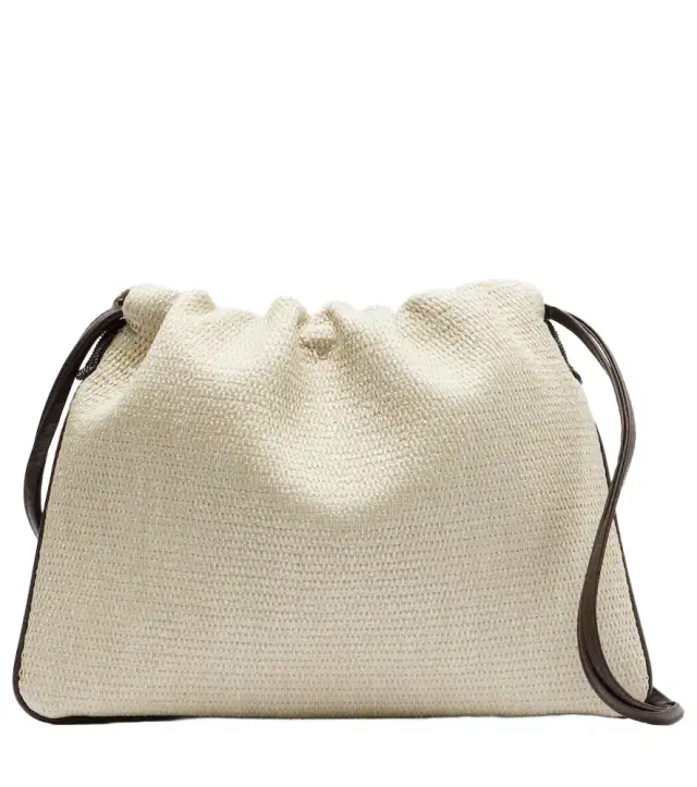 Brunello Cucinelli Mini canvas crossbody bag