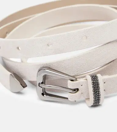 Brunello Cucinelli Monili suede belt | Thumbnail 2