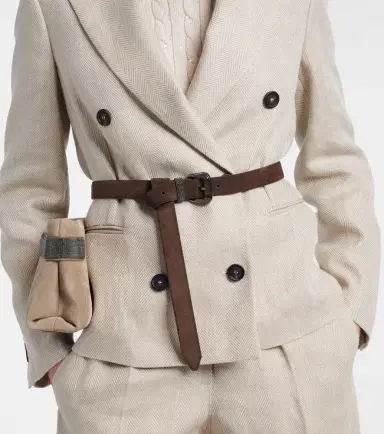 Brunello Cucinelli Monili suede belt | Thumbnail 3 Brunello Cucinelli Monili suede belt | Thumbnail 3