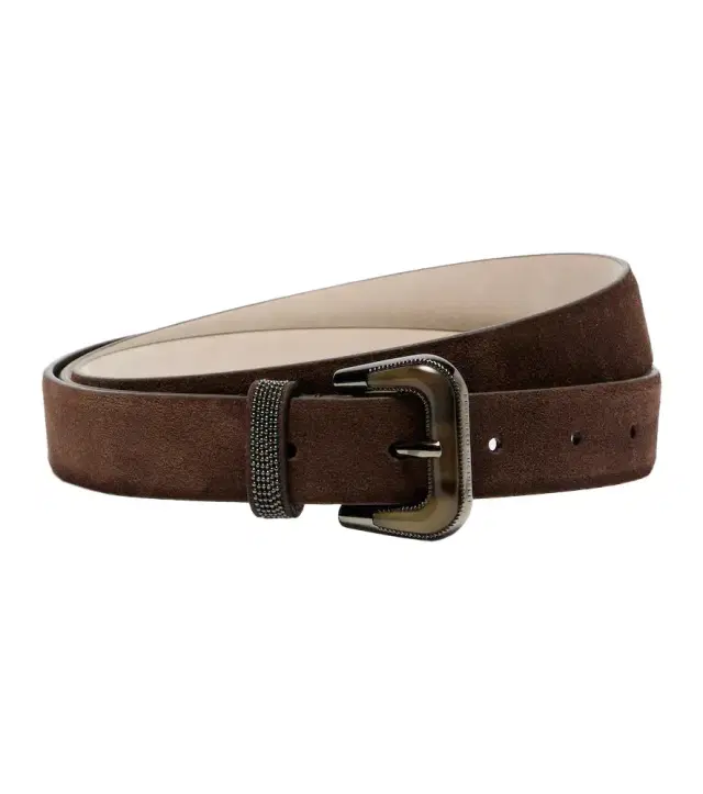 Monili suede belt