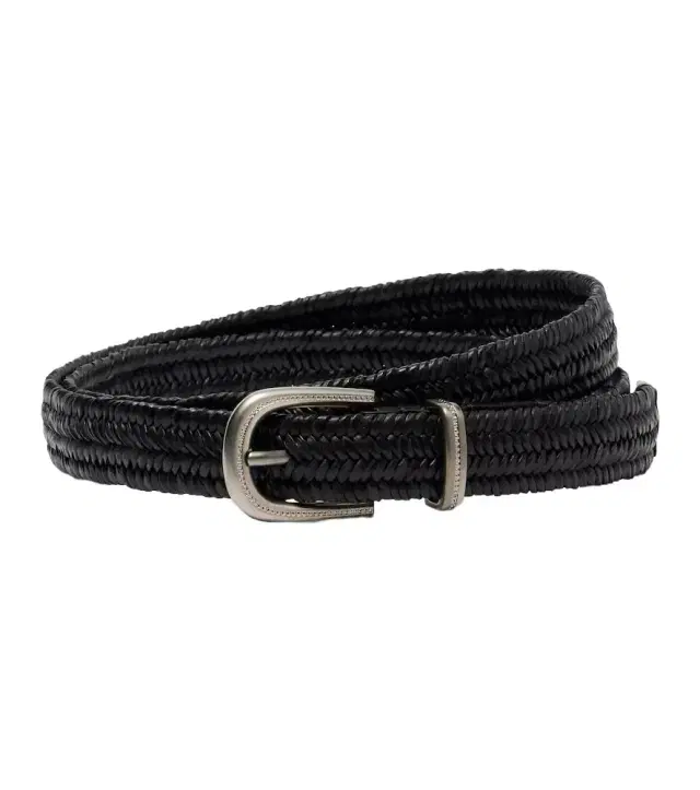 Brunello Cucinelli Braided leather belt