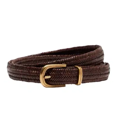 Brunello Cucinelli Braided leather belt | Thumbnail 1