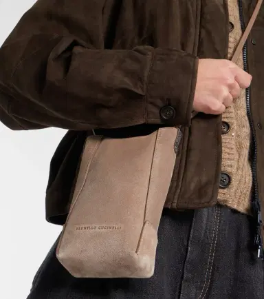 Brunello Cucinelli Monili suede shoulder bag | Thumbnail 5 Brunello Cucinelli Monili suede shoulder bag | Thumbnail 5